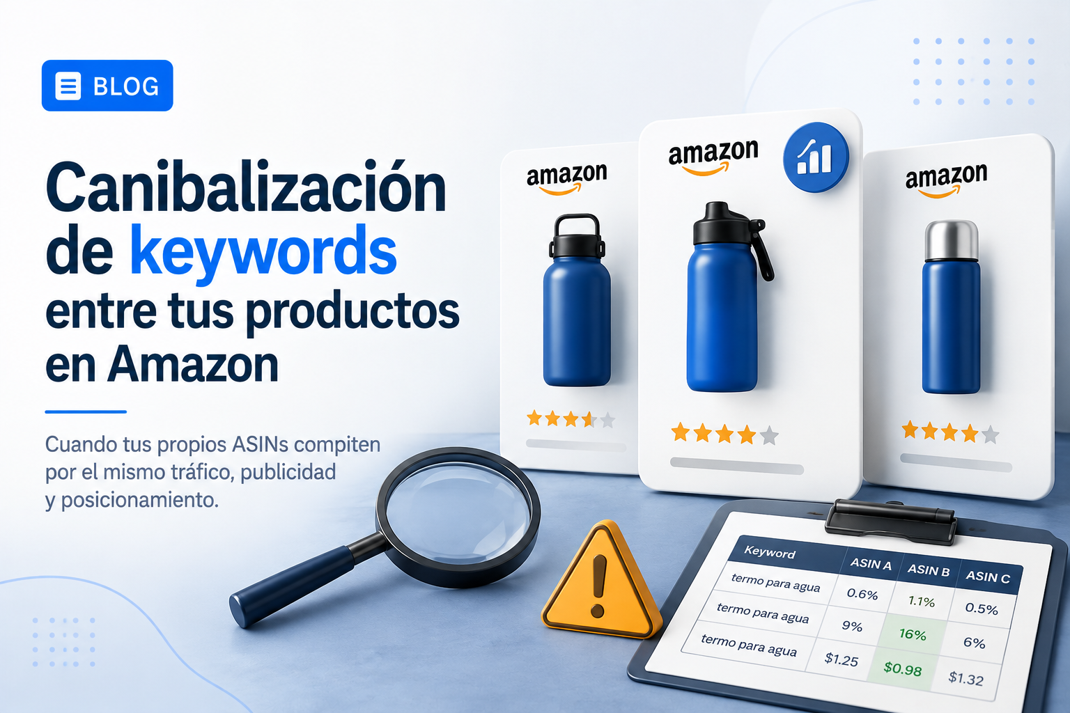 Canibalización de keywords en Amazon