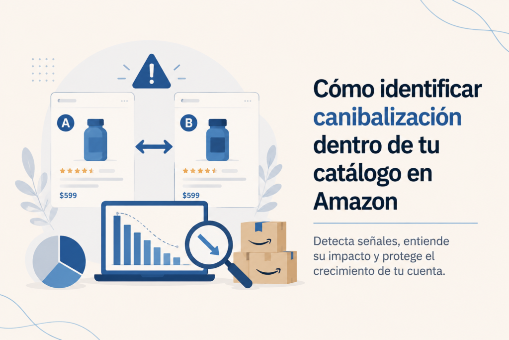 Cómo identificar canibalización dentro de tu catálogo en Amazon