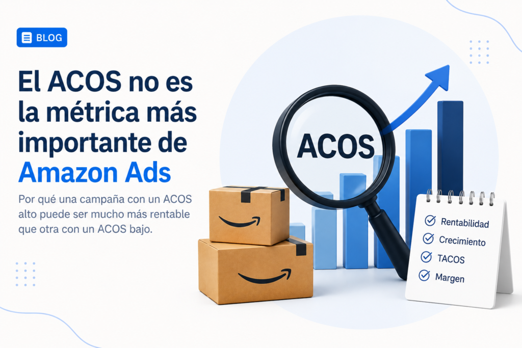 El ACOS no es la métrica más importante de Amazon Ads