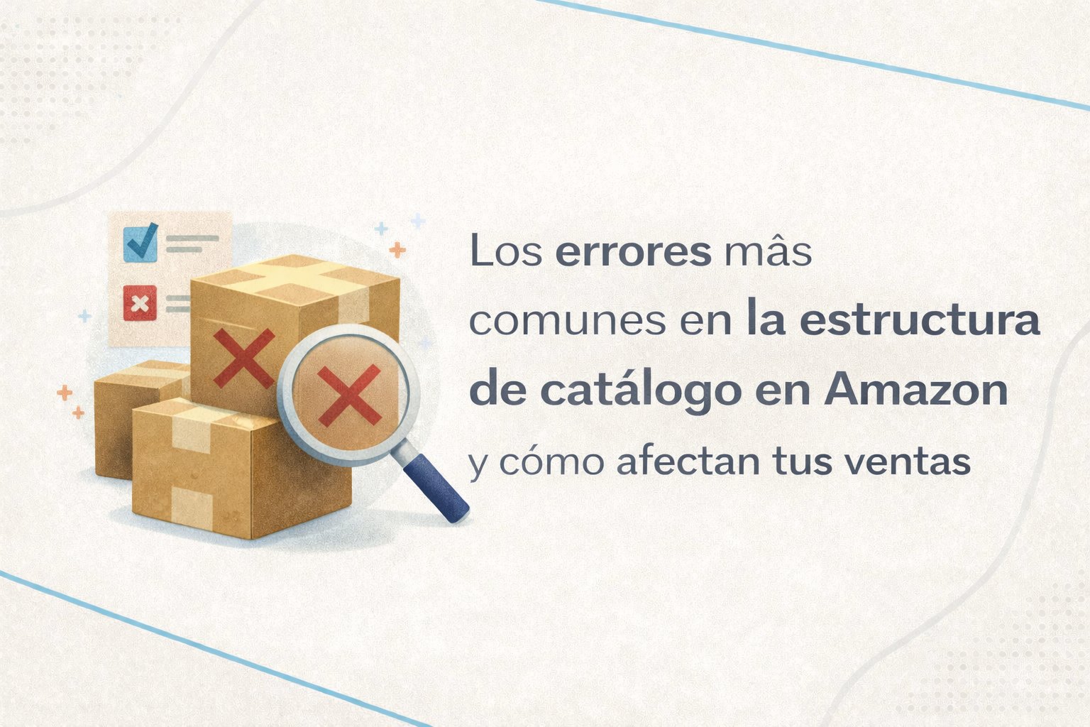 Errores comunes en catálogo de Amazon