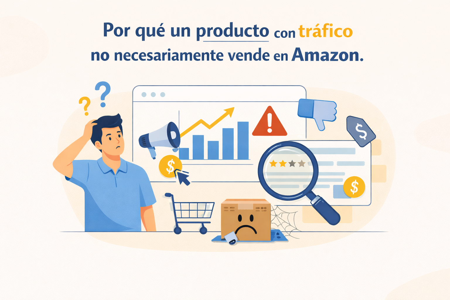Por qué un producto con tráfico no necesariamente vende en Amazon