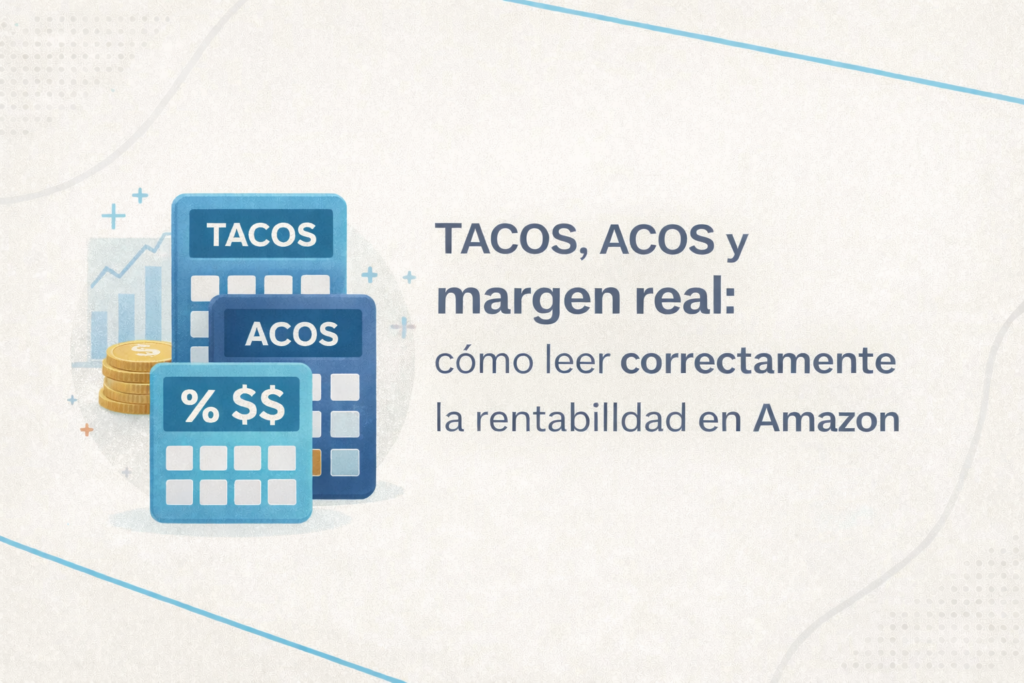TACOS, ACOS y margen real: cómo leer correctamente la rentabilidad en Amazon